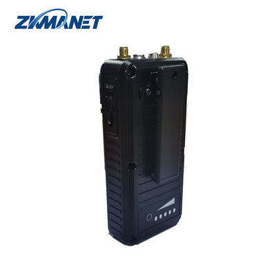 1W 2T2R 듀얼 밴드 5.8GHz/2.4GHz 90Mbps 데이터 속도 휴대용 IP Mesh 군사 라디오