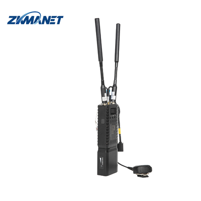 1.4GHz χειροκίνητο Manpack MESH Στρατιωτικό ραδιόφωνο για 20-30km LOS 82Mbps Video Data Voice Transmission