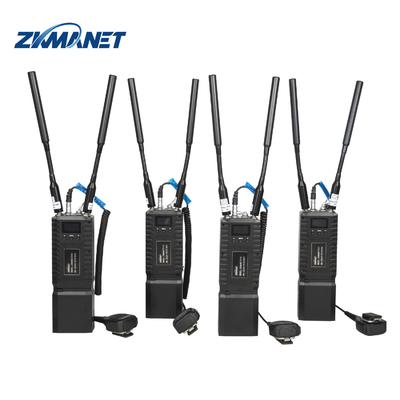 4W 56Mbps Data Rate FHSS Wireless Handheld IP Mesh Radio Video Transmitter