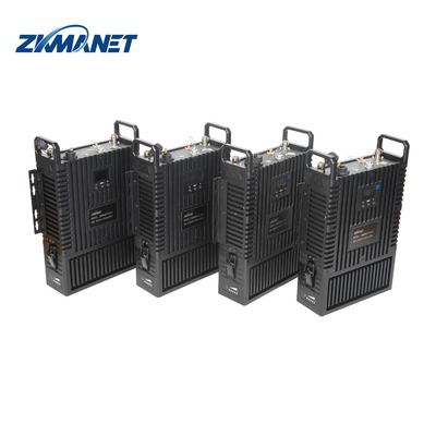 ZKMANET3261 43dBm 40km  Frequency Hop Manpack IP Mesh Radio For Fire Department