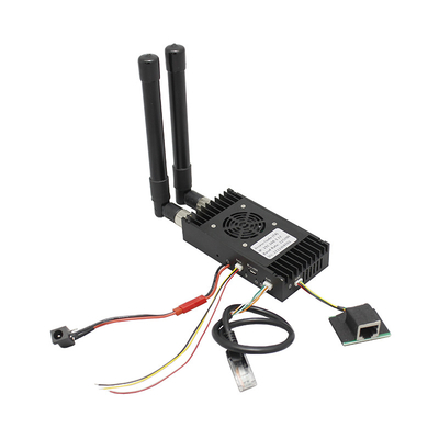 وصلة بيانات طائرة بدون طيار DC12V 15km LOS نقل 30Mbps
