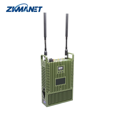  ZKManet3261 43dBm 45km Manpack IP Mesh Radio with Smart Frequency Hopping