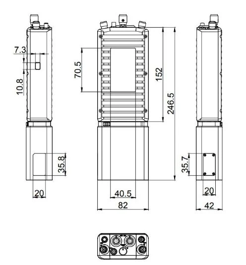 Light High Reliability Wireless Handheld IP Mesh Radio Video Transmitter