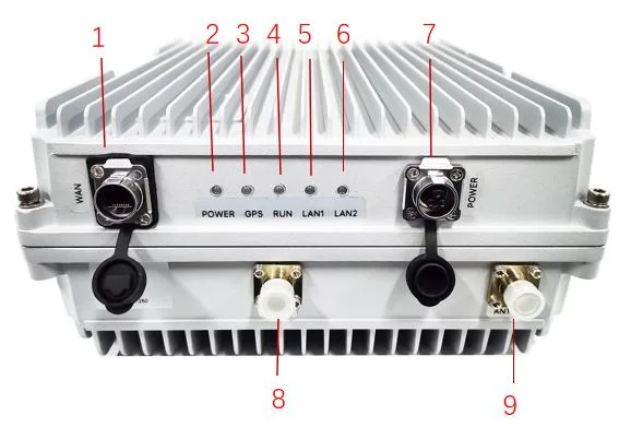 Rugged IP67 43dBm 2T2R AES Encryption LTE Outdoor Base Station Transceiver