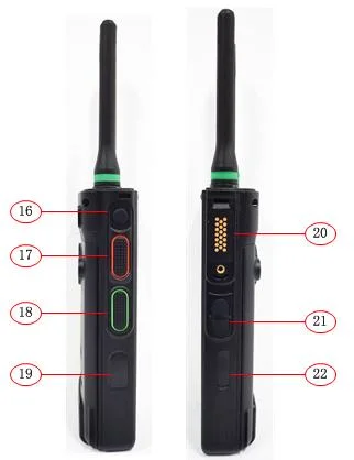 Rugged IP68 Supports Bluetooth WiFi 4G GPS/Bd Handheld Mesh Radio
