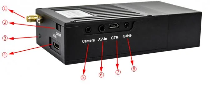 Mini Cofdm Transmitter for HDMI CVBS Input and H. 264 Encoding