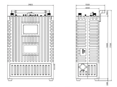 Dual Band IP Mesh Radio Video Data Base Station