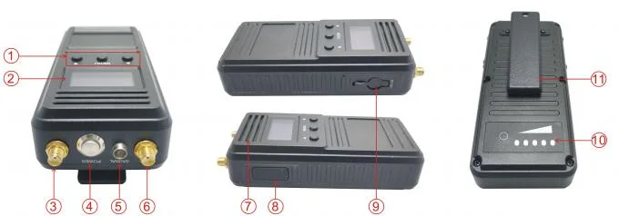 90Mbps Dual Band 5.8GHz/2.4GHz Handheld IP Mesh Radio