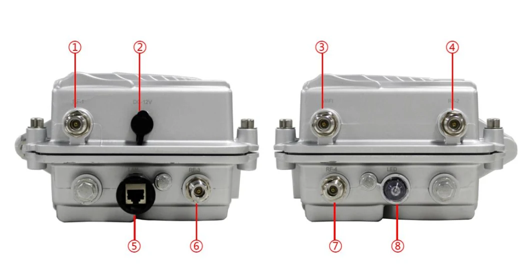 Rugged IP67 5.8GHz Mesh Outdoor Base Station Radio