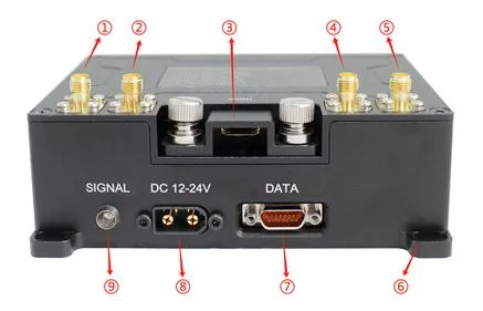 70km Frequency Hopping Uav Drone Accessory Video Data Link  Radio