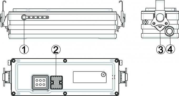IP67 UHF/VHF PDT/Dmr وضع الإرسال جهاز إرسال البيانات الصوتية والفيديو 1