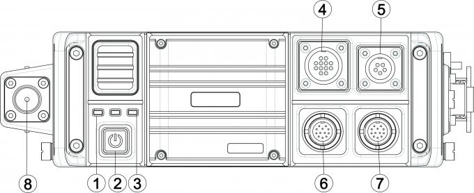 Vehicle or Backpack Use Narrowband Portable Base Station Mesh Radio