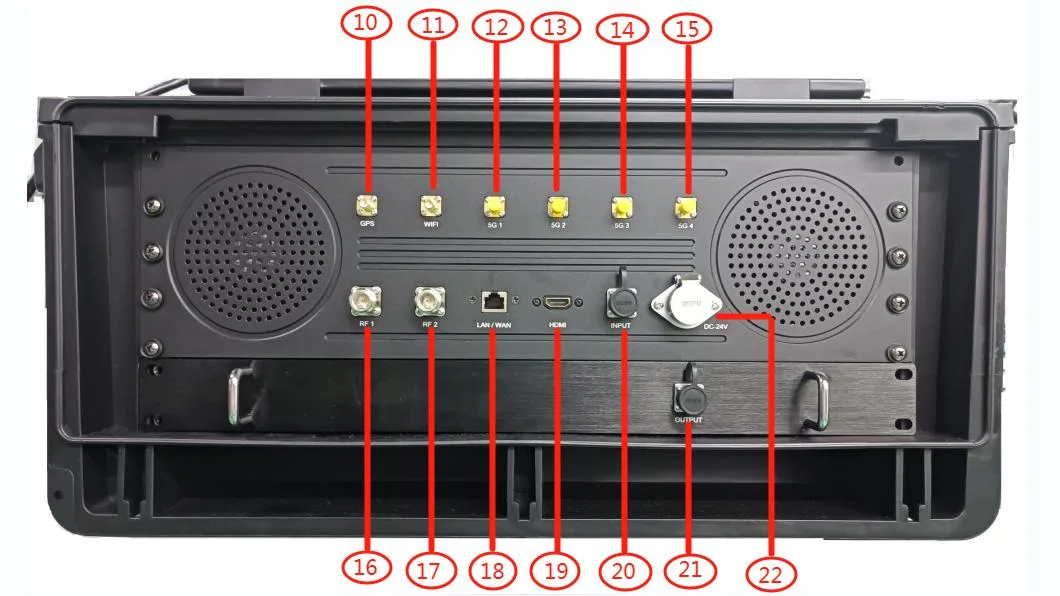 Fpga Triple Screen Portable Command and Dispatching Station Transceiver