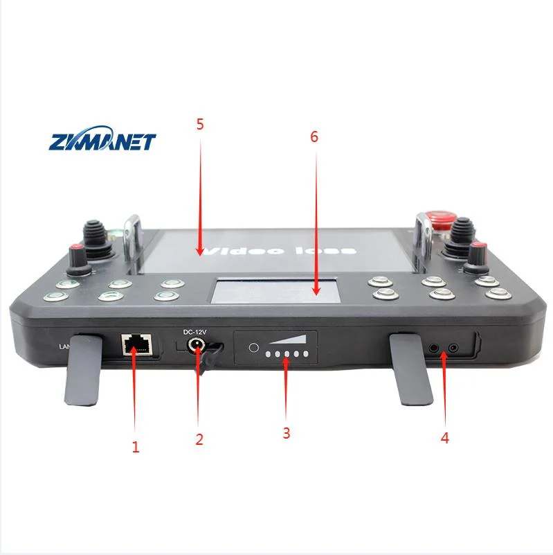 ZKMANET2153UM 5KM 12V Mesh Network EOD UGV Remote Control With Double Screen 0