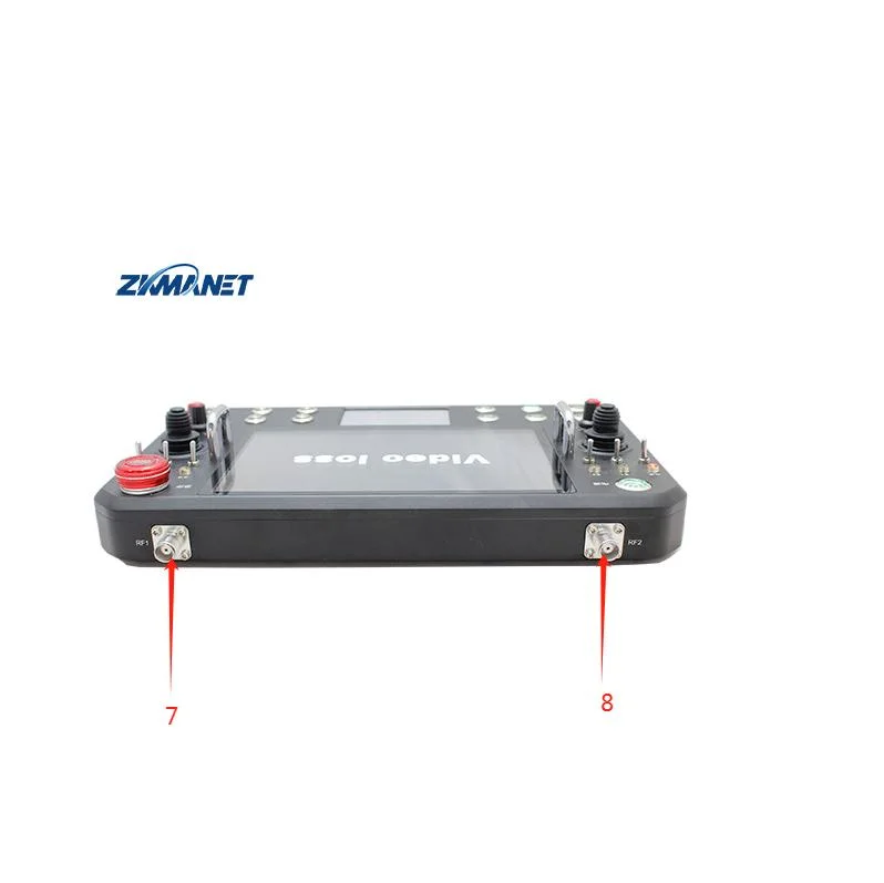 ZKMANET2153UM 5KM 12V Mesh Network EOD UGV Remote Control With Double Screen 1