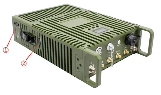 1.4GHz IP66 Manpack 10~20km Long Range Base Station Video Data Transmitter