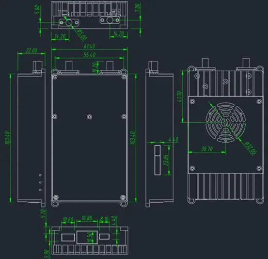 Compact Size Light Weight Long Range 30~Long Distance Drone IP Video Data Transceiver