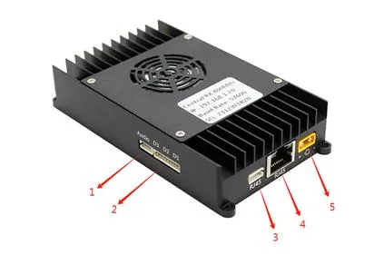 Compact Size Light Weight Long Range 30~Long Distance Drone IP Video Data Transceiver