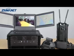 Station de contrôle au sol à trois écrans