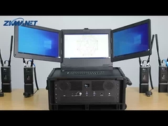 वायरलेस वीडियो ट्रांसमिशन पर्सनल डेटा लिंक 3 स्क्रीन कंट्रोल बेस ग्राउंड स्टेशन