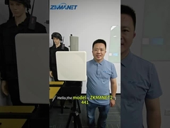 ZKManet2441 लंबी दूरी 49 किमी लॉस मजबूत IP65 2W यूएवी ड्रोन ऑटो-ट्रैकिंग एंटीना ग्राउंड टर्मिनल