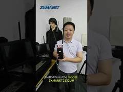 ZKManet2132UM سبک وزن 2T2R ارتش صدا بین تلفن چند هپ فرستنده ویدئویی دستی MESH