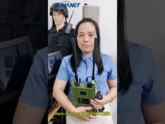 ZKManet2252UM AES एन्क्रिप्शन और कम विलंबता के साथ 4G-LTE 1400MHz 4W मैनपैक मेष रेडियो