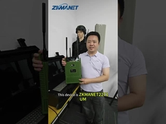 ZKManet2271UM 10W 1.4GHz 2T2R Manet Mesh Network کوله پشتی نظامی فرستنده ویدئویی بی سیم
