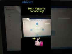 ZKManet2251UM 4W हैंहेल्ड आईपी मेष रेडियो परीक्षण वीडियो