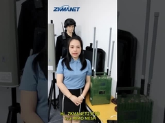 ZKManet2371D 580MHz & 1.4GHz Dual-Band MIMO 4T4R IP Mesh Radio Video Data Base Station