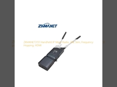 ZKMANET3151 Handheld IP Mesh Radio, 4W, 5km, Frequency Hopping, HDMI