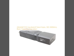 ZKMANET3151 Handheld IP Mesh Radio, 300-3800MHz, Black, Frequency Hop Select